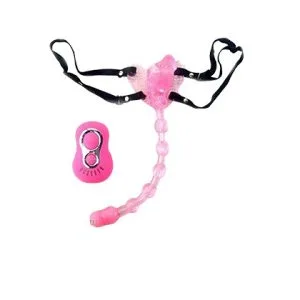 WEARABLE BUTTERFLY WHIP ANAL VAGINA STIMULATOR SO-003