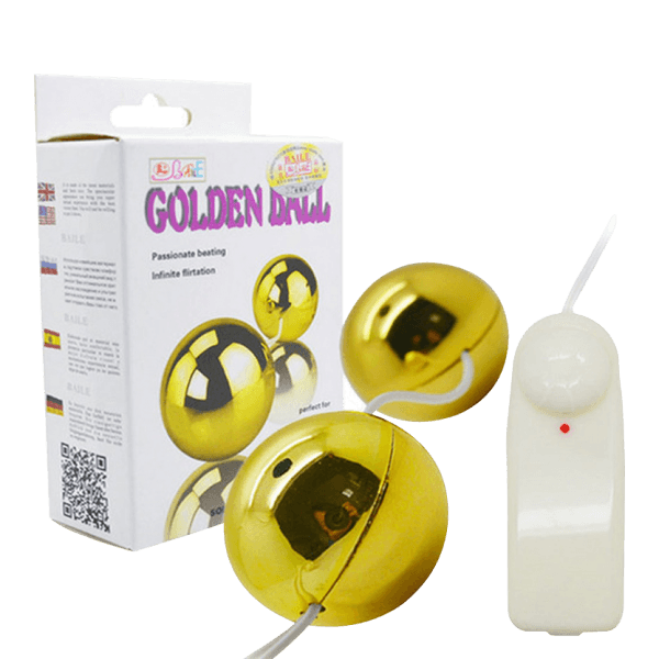 MULTI SPEED GOLDEN BEN WA VIBRATING BALLS ANAL VAGINAL BV-013